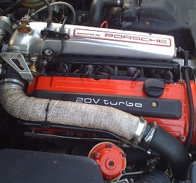 le 5l turbo 20v préparé RS² du coupe s2 noir