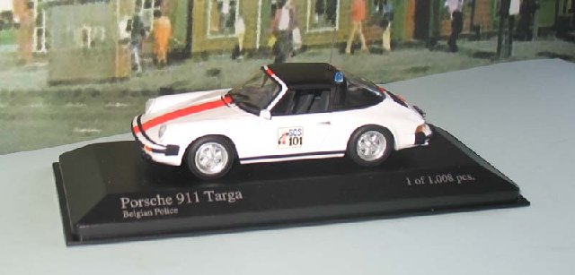 Porsche 911 Targa 1977 police belge
