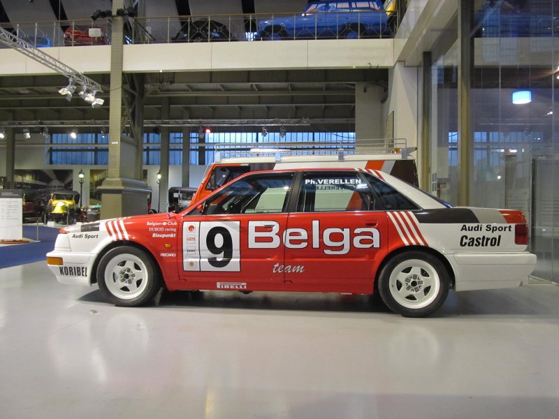 audi V8 procar verellen autoworld heritage belga